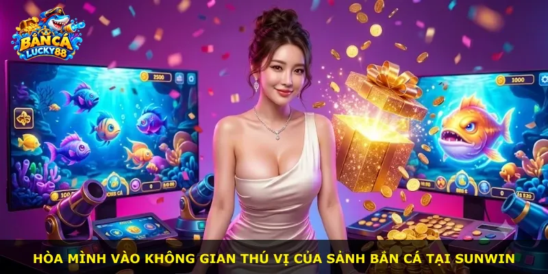 Hòa mình vào không gian thú vị của sảnh bắn cá tại Sunwin