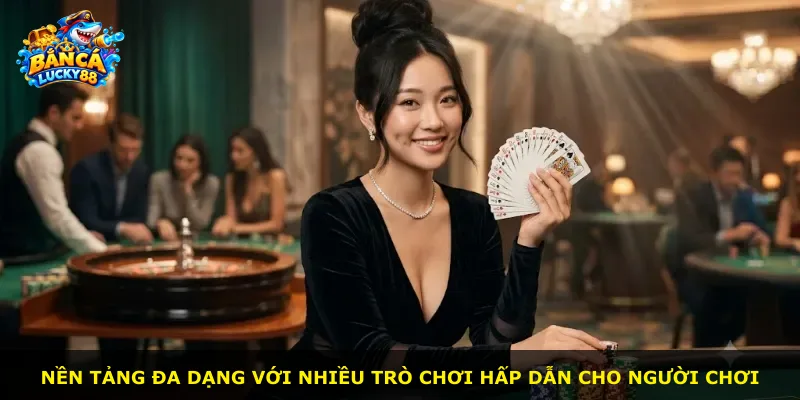Nền tảng đa dạng với nhiều trò chơi hấp dẫn cho người chơi