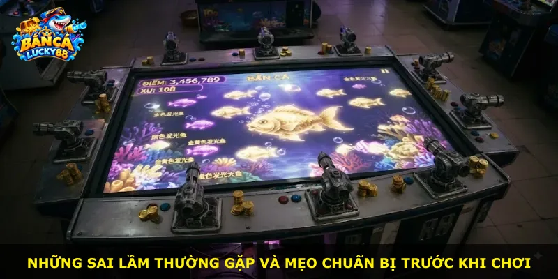 Những sai lầm thường gặp và mẹo chuẩn bị trước khi chơi